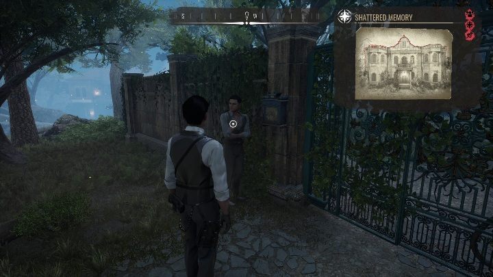 Przed wejściem zobaczycie list od brata - Sherlock Holmes Chapter One: Matczyna miłość, dom rodzinny - solucja - Sherlock Holmes Chapter One - poradnik do gry