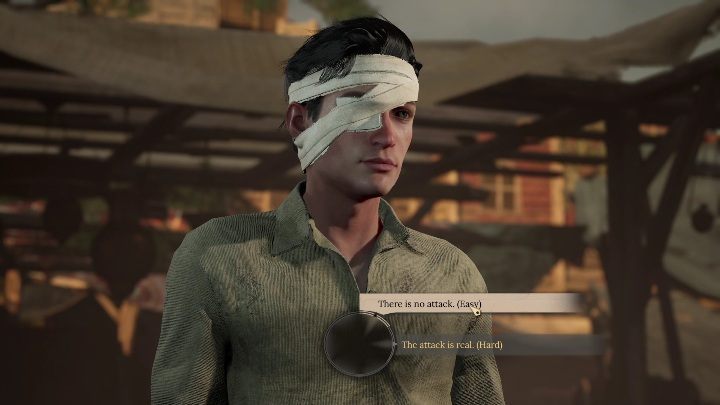 Jedyne co musicie zrobić, to powiedzieć mu Nie ma ataku (There is no attack) - Sherlock Holmes Chapter One: Przyjaciel w niedoli - trofeum, jak zdobyć? - Sherlock Holmes Chapter One - poradnik do gry