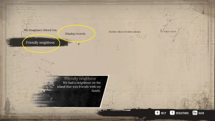 Po zdobyciu wszystkich elementów należy połączyć następujące fakty - Sherlock Holmes Chapter One: Matczyna miłość, pokój Sherlocka - solucja - Sherlock Holmes Chapter One - poradnik do gry