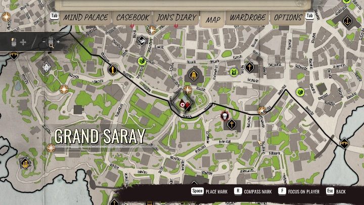 Region: Scaladio, południowa część, pod teatrem - Sherlock Holmes Chapter One: Skarby - lista wszystkich - Sherlock Holmes Chapter One - poradnik do gry