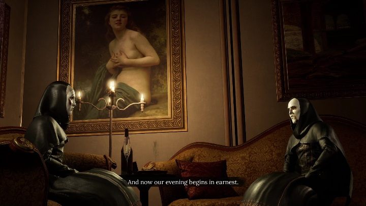 W środku od razu udajcie się do pomieszczenia, z którego bije fioletowe światło - Sherlock Holmes Chapter One: Ofiarne jagnię, Rezydencja - solucja - Sherlock Holmes Chapter One - poradnik do gry