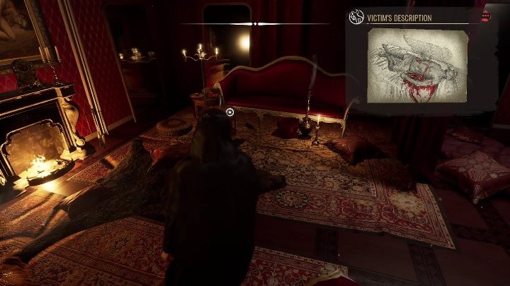 Po zbadaniu miejsca zbrodni, przejdźcie do kolejnego pomieszczenia - Sherlock Holmes Chapter One: Ofiarne jagnię, Rezydencja - solucja - Sherlock Holmes Chapter One - poradnik do gry