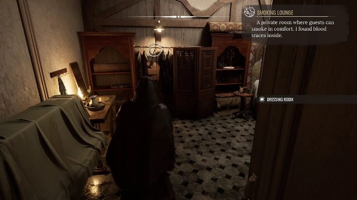 Kolejne dowody znajdziecie w garderobie (to za kolejnymi drzwiami) - Sherlock Holmes Chapter One: Ofiarne jagnię, Rezydencja - solucja - Sherlock Holmes Chapter One - poradnik do gry