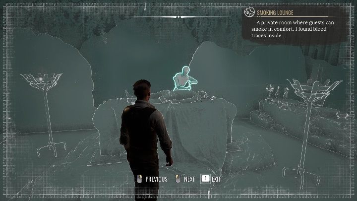 Kolejna scena będzie dziać się przy ofierze - Sherlock Holmes Chapter One: Ofiarne jagnię, Rezydencja - solucja - Sherlock Holmes Chapter One - poradnik do gry