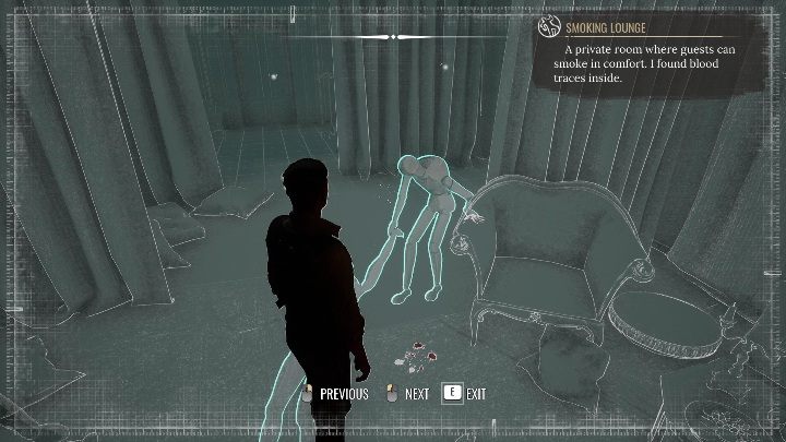 Przy fotelu powinien znaleźć się Fabio na podłodze i nieznany osobnik ciągnący go w kierunku ołtarza - Sherlock Holmes Chapter One: Ofiarne jagnię, Rezydencja - solucja - Sherlock Holmes Chapter One - poradnik do gry