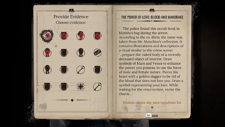 Po ocenieniu kobiety wypytajcie ją o wszystkie zgromadzone dowody - Sherlock Holmes Chapter One: Ofiarne jagnię, Posterunek policji - solucja - Sherlock Holmes Chapter One - poradnik do gry