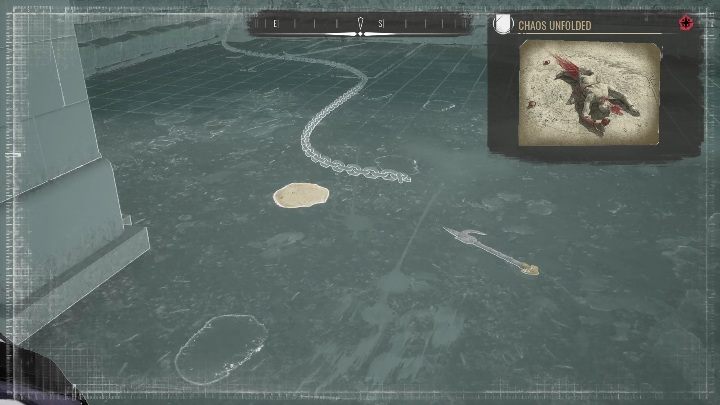 Na wybiegu znajdziecie kilka elementów, które trzeba sprawdzić - Sherlock Holmes Chapter One: Pozłacana klatka, miejsce zbrodni - solucja - Sherlock Holmes Chapter One - poradnik do gry