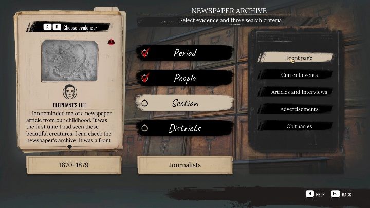 Na miejscu dostaniecie się do archiwum - Sherlock Holmes Chapter One: Pozłacana klatka, miejsce zbrodni - solucja - Sherlock Holmes Chapter One - poradnik do gry