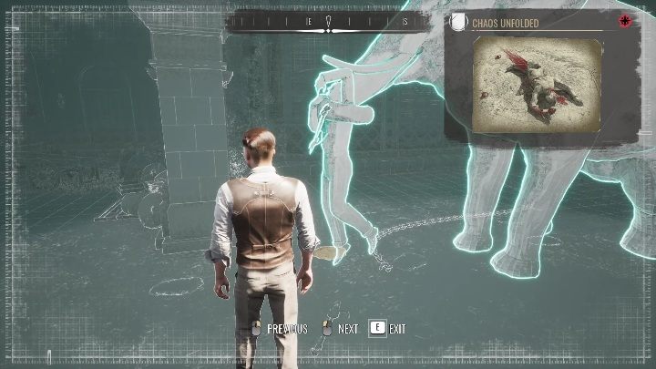 Zacznijcie od miejsca, w którym powinien znajdować się słoń - Sherlock Holmes Chapter One: Pozłacana klatka, miejsce zbrodni - solucja - Sherlock Holmes Chapter One - poradnik do gry