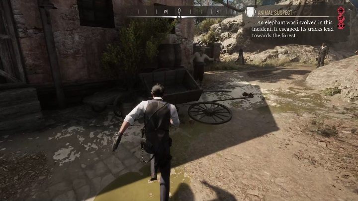 Gdy miniecie most, spójrzcie w lewo - Sherlock Holmes Chapter One: Pozłacana klatka, ucieczka słonia - solucja - Sherlock Holmes Chapter One - poradnik do gry