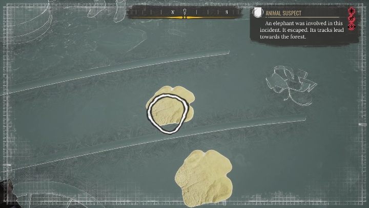 Zbadajcie ślady, które są wokół wozu - Sherlock Holmes Chapter One: Pozłacana klatka, ucieczka słonia - solucja - Sherlock Holmes Chapter One - poradnik do gry