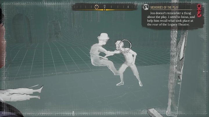 Z tyłu teatru znajdziecie pierwsze miejsce, któremu musicie się przyjrzeć - Sherlock Holmes Chapter One: Błysk dowcipu - solucja, Cordońskie opowieści - Sherlock Holmes Chapter One - poradnik do gry