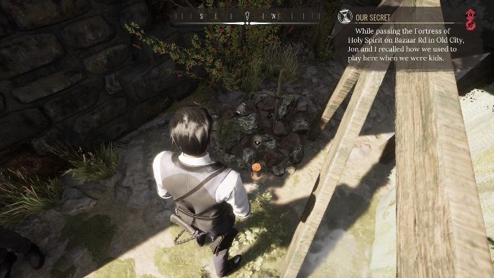 W końcu dotrzecie wraz z chłopcami na grób, na którym zakopali czaszkę - Sherlock Holmes Chapter One: Posępny czerep - solucja, Cordońskie opowieści - Sherlock Holmes Chapter One - poradnik do gry