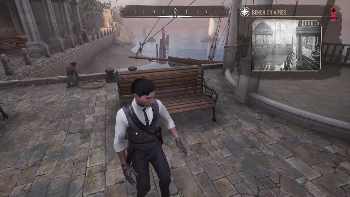 Dokładna lokalizacja: Poruszając się główną drogą skręćcie w lewo, aby zobaczyć teren przy brzegu - Sherlock Holmes Chapter One: Wyspa skarbów, etap 1 - solucja, opis przejścia - Sherlock Holmes Chapter One - poradnik do gry