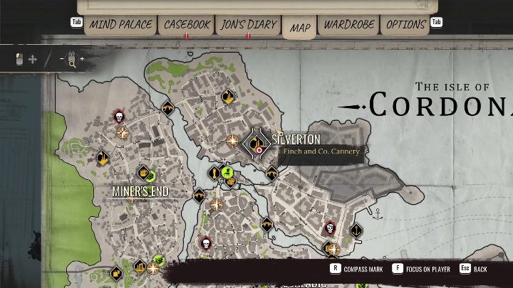 Region: Silverton - Sherlock Holmes Chapter One: Wyspa skarbów, etap 2 - solucja, opis przejścia - Sherlock Holmes Chapter One - poradnik do gry