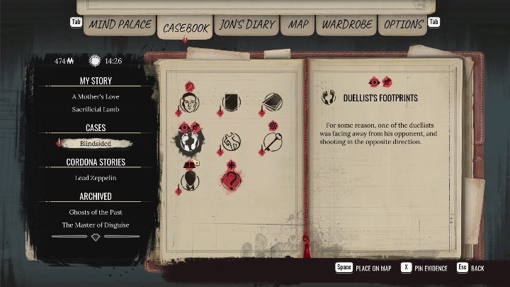 2 - Sherlock Holmes Chapter One: Poza kątem oka - solucja, Pozostałe sprawy - Sherlock Holmes Chapter One - poradnik do gry