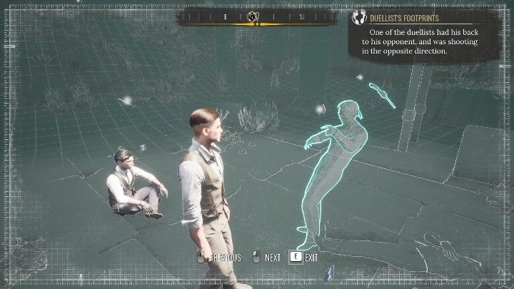 Po zebraniu wszystkich dowodów czas na rekonstrukcję wydarzeń - Sherlock Holmes Chapter One: Poza kątem oka - solucja, Pozostałe sprawy - Sherlock Holmes Chapter One - poradnik do gry