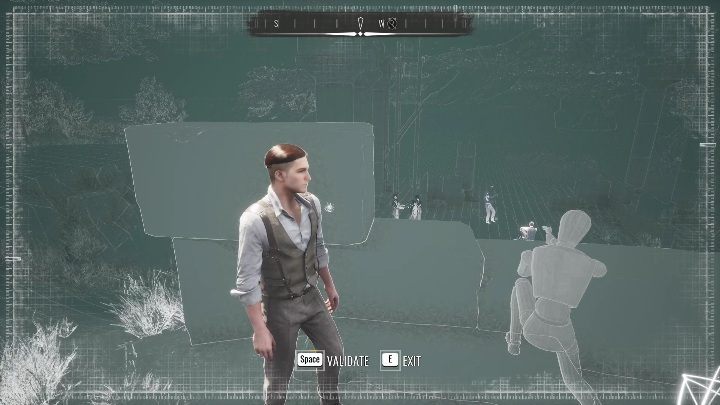 Na górze natomiast jest bliżej nieokreślona postać, która wystrzeliła do mężczyzny - Sherlock Holmes Chapter One: Poza kątem oka - solucja, Pozostałe sprawy - Sherlock Holmes Chapter One - poradnik do gry