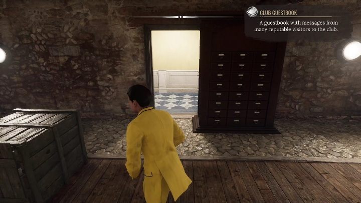 Ostatecznie zbliżcie się do miejsca, w którym stoją podobizny ludzi służące do ćwiczeń - Sherlock Holmes Chapter One: Poza kątem oka - solucja, Pozostałe sprawy - Sherlock Holmes Chapter One - poradnik do gry