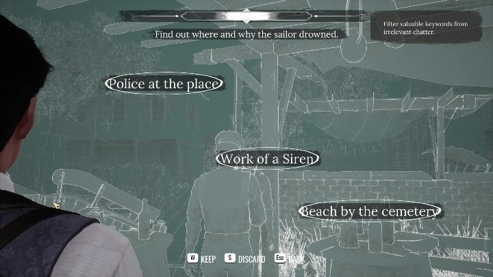 Waszym zadaniem jest podsłuchanie rozmowy dwóch mężczyzn - Sherlock Holmes Chapter One: Syreni śpiew - solucja, Pozostałe sprawy - Sherlock Holmes Chapter One - poradnik do gry