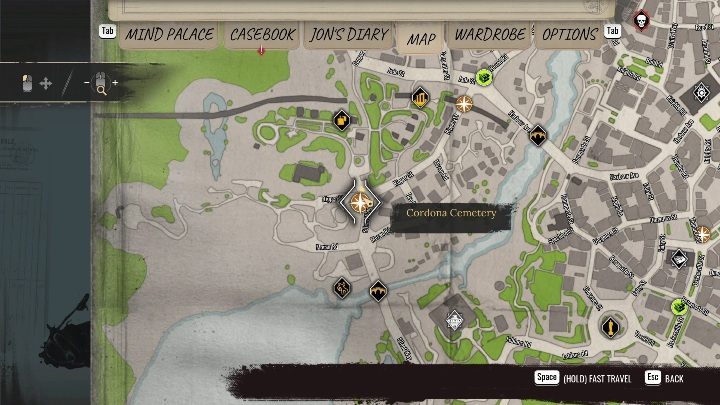 Plażę znajdziecie idąc na południe od cmentarza - Sherlock Holmes Chapter One: Syreni śpiew - solucja, Pozostałe sprawy - Sherlock Holmes Chapter One - poradnik do gry