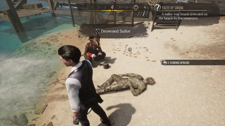 Na miejscu musicie zbadać kilka rzeczy - Sherlock Holmes Chapter One: Syreni śpiew - solucja, Pozostałe sprawy - Sherlock Holmes Chapter One - poradnik do gry