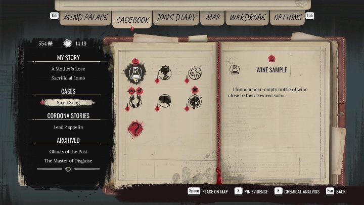 4 - Sherlock Holmes Chapter One: Syreni śpiew - solucja, Pozostałe sprawy - Sherlock Holmes Chapter One - poradnik do gry