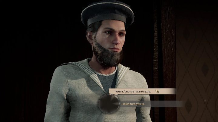 Jej reakcję są zależne od waszych zachowań i kwestii dialogowych - Sherlock Holmes Chapter One: Syreni śpiew - solucja, Pozostałe sprawy - Sherlock Holmes Chapter One - poradnik do gry