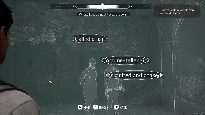 Waszym zadaniem jest podsłuchanie rozmowy dwóch robotników, którzy stoją pomiędzy uliczkami - Sherlock Holmes Chapter One: Uliczna magia - solucja, Pozostałe sprawy - Sherlock Holmes Chapter One - poradnik do gry