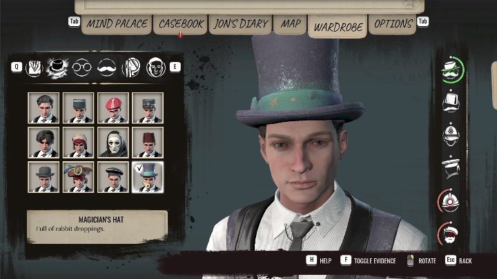 Zacznijmy od tego, że powinniście ubrać kapelusz maga, który zebraliście z ziemi - Sherlock Holmes Chapter One: Uliczna magia - solucja, Pozostałe sprawy - Sherlock Holmes Chapter One - poradnik do gry