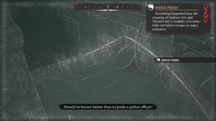 Użyjcie trybu koncentracji i podążajcie śladami, które widzi Sherlock - Sherlock Holmes Chapter One: Uliczna magia - solucja, Pozostałe sprawy - Sherlock Holmes Chapter One - poradnik do gry