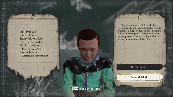 Prawidłową odpowiedzią będzie znudzony bogaty dzieciak (Bored rich kid) - Sherlock Holmes Chapter One: Uliczna magia - solucja, Pozostałe sprawy - Sherlock Holmes Chapter One - poradnik do gry