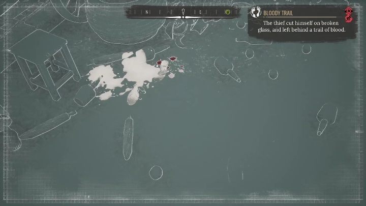 Porozmawiajcie z chłopce, a następnie użyjcie trybu koncentracji, aby zobaczyć ślady na podłodze - Sherlock Holmes Chapter One: Teoria strun - solucja, Pozostałe sprawy - Sherlock Holmes Chapter One - poradnik do gry