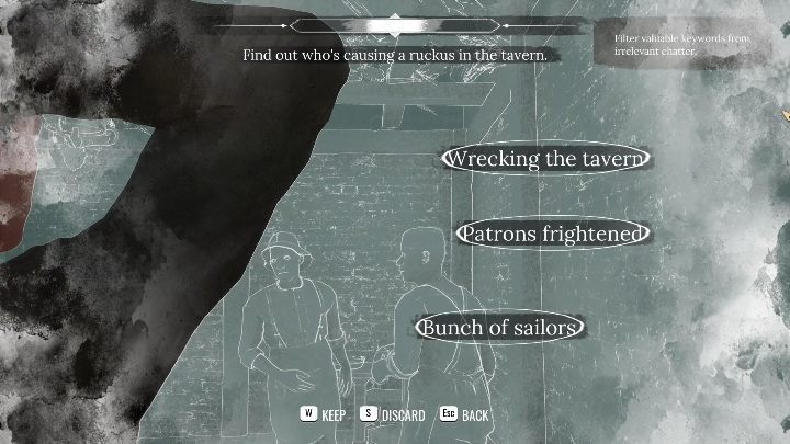 Gdy miniecie osiołka zobaczycie dwóch mężczyzn, których można podsłuchać - Sherlock Holmes Chapter One: Teoria strun - solucja, Pozostałe sprawy - Sherlock Holmes Chapter One - poradnik do gry