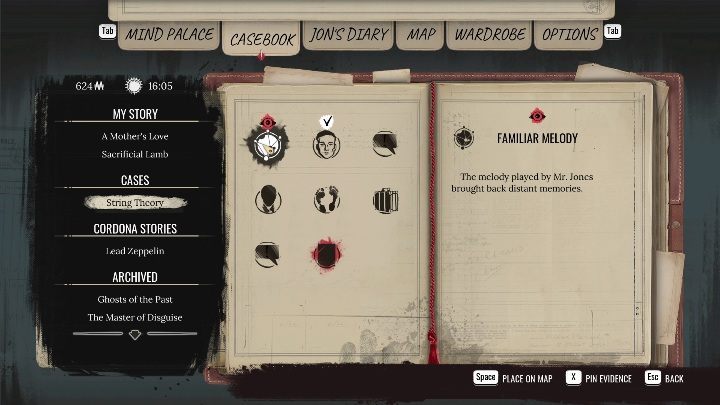 9 - Sherlock Holmes Chapter One: Teoria strun - solucja, Pozostałe sprawy - Sherlock Holmes Chapter One - poradnik do gry