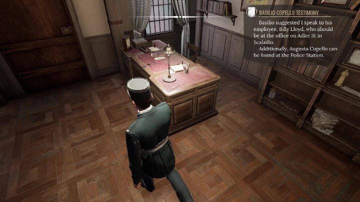 Na drugim biurku waszą uwagę powinny przyciągnąć następujące wskazówki - Sherlock Holmes Chapter One: Żelazna trumna - solucja, Pozostałe sprawy - Sherlock Holmes Chapter One - poradnik do gry