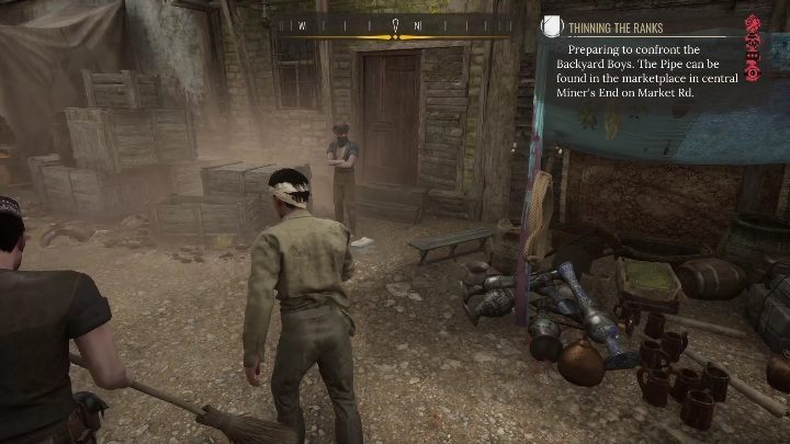 W tym stroju udajcie się do mężczyzny, który potrzebuje od was informacji - Sherlock Holmes Chapter One: Żelazna trumna - solucja, Pozostałe sprawy - Sherlock Holmes Chapter One - poradnik do gry