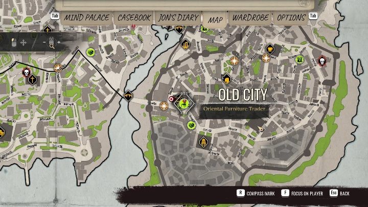 Lokalizacja: rynek główny w Old City - Sherlock Holmes Chapter One: Przygoda w pustym domu - solucja, opis przejścia - Sherlock Holmes Chapter One - poradnik do gry