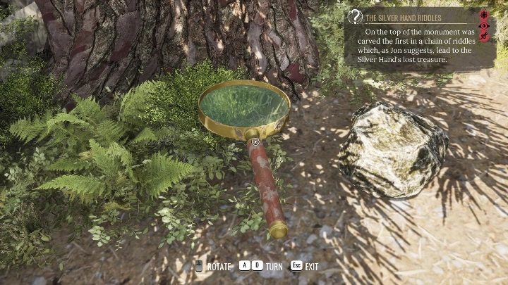 Skarb znajduje się pod skałą - Sherlock Holmes Chapter One: Z rąk do rąk - solucja, Cordońskie opowieści - Sherlock Holmes Chapter One - poradnik do gry