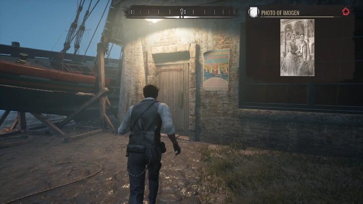 Do warsztatu nie potrzebujcie klucza ani specjalnego zaproszenia - Sherlock Holmes Chapter One: Pozłacana klatka, warsztat łodzi - solucja - Sherlock Holmes Chapter One - poradnik do gry