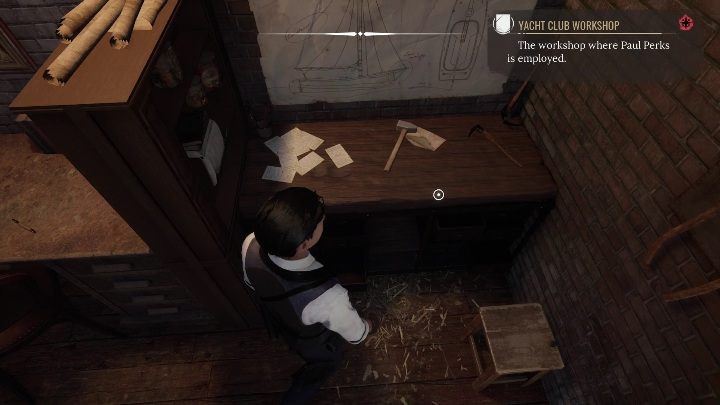 Przenieście się na przeciwległą stronę pokoju - Sherlock Holmes Chapter One: Pozłacana klatka, warsztat łodzi - solucja - Sherlock Holmes Chapter One - poradnik do gry