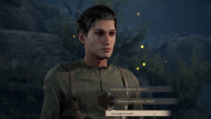 Najważniejsze, abyście użyli opcji Jestem gotowy do pracy (Im ready to work - Sherlock Holmes Chapter One: Pozłacana klatka, wykopaliska - solucja - Sherlock Holmes Chapter One - poradnik do gry