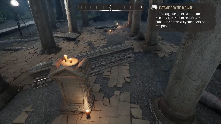 Następnie udajcie się do nagrobka - Sherlock Holmes Chapter One: Pozłacana klatka, wykopaliska - solucja - Sherlock Holmes Chapter One - poradnik do gry