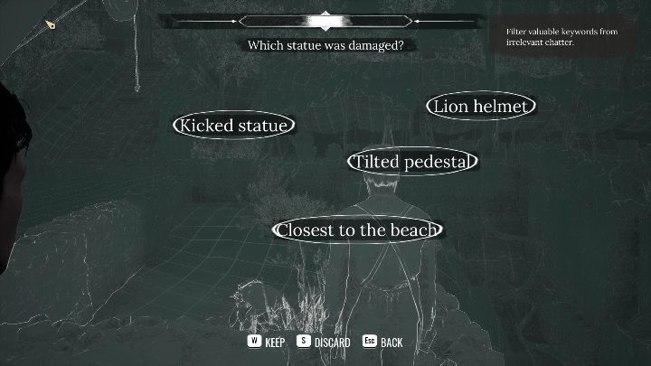 Prawidłowe odpowiedzi, które musicie zostawić to - Sherlock Holmes Chapter One: Pozłacana klatka, wykopaliska - solucja - Sherlock Holmes Chapter One - poradnik do gry