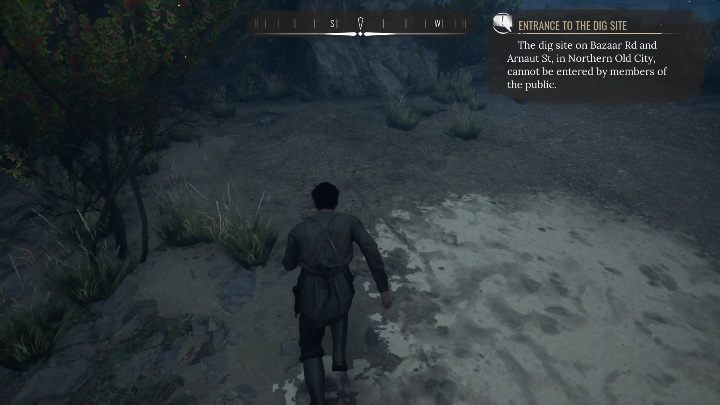 2 - Sherlock Holmes Chapter One: Pozłacana klatka, wykopaliska - solucja - Sherlock Holmes Chapter One - poradnik do gry