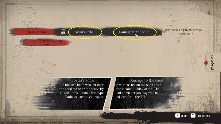 Przedostatnie dobre połączenie to - Sherlock Holmes Chapter One: Pozłacana klatka, odnalezienie Goliata - solucja - Sherlock Holmes Chapter One - poradnik do gry