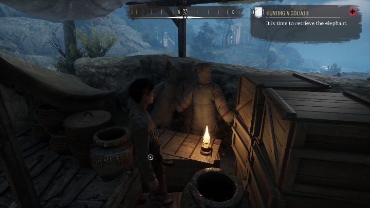 Po dokładnym przeanalizowaniu wszystkiego zabierzcie się za poszukiwania części do stworzenia wielkiego dmuchanego słonia - Sherlock Holmes Chapter One: Pozłacana klatka, odnalezienie Goliata - solucja - Sherlock Holmes Chapter One - poradnik do gry