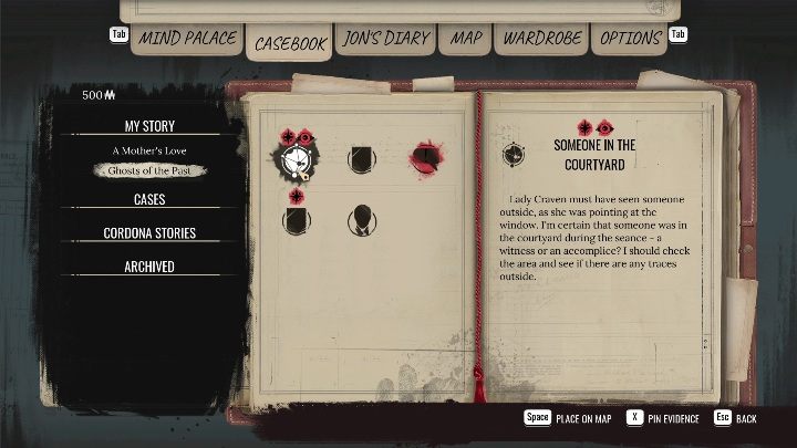 2 - Sherlock Holmes Chapter One: Duchy przeszłości, pokój seansów - solucja - Sherlock Holmes Chapter One - poradnik do gry