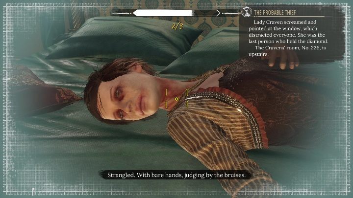 Po rozmowie z Lordem możecie sprawdzić ciało kobiety - Sherlock Holmes Chapter One: Duchy przeszłości, sprawa morderstwa - solucja - Sherlock Holmes Chapter One - poradnik do gry