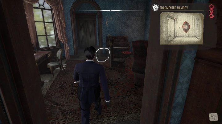 Tym razem nie idziecie do pokoju Sherlocka, a do pierwszego pokoju położonego po lewej stronie schodów - Sherlock Holmes Chapter One: Matczyna miłość, Pokój Violet - solucja - Sherlock Holmes Chapter One - poradnik do gry